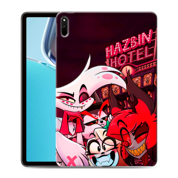 Силиконовый чехол на Huawei MatePad 11 (2021) с принтом Hazbin Hotel Отель Хазбин