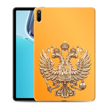 Силиконовый чехол на Huawei MatePad 11 (2021) с принтом Герб Флаг России