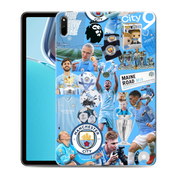 Силиконовый чехол на Huawei MatePad 11 (2021) с принтом Man City Манчестер Сити