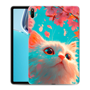 Силиконовый чехол на Huawei MatePad 11 (2021) с принтом Красивый кот