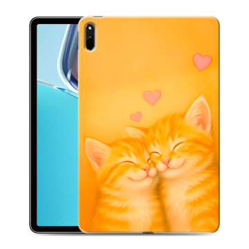 Силиконовый чехол на Huawei MatePad 11 (2021) с принтом Милые котята