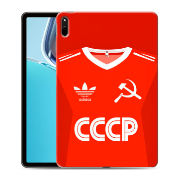 Силиконовый чехол на Huawei MatePad 11 (2021) с принтом Флаг Герб СССР