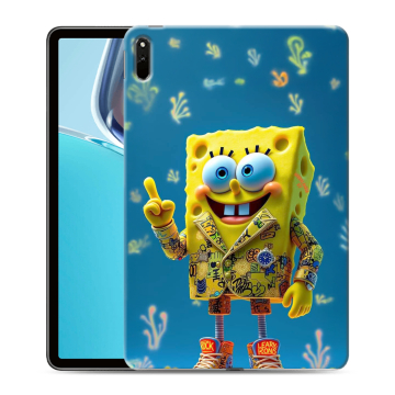 Силиконовый чехол на Huawei MatePad 11 (2021) с принтом Спанч боб Спанчбоб