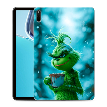Силиконовый чехол на Huawei MatePad 11 (2021) с принтом Новый год гринч