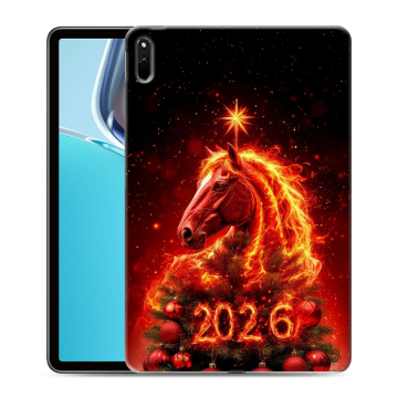 Силиконовый чехол на Huawei MatePad 11 (2021) с принтом Новый год