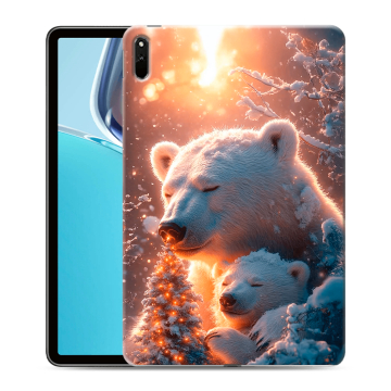 Силиконовый чехол на Huawei MatePad 11 (2021) с принтом Новый год