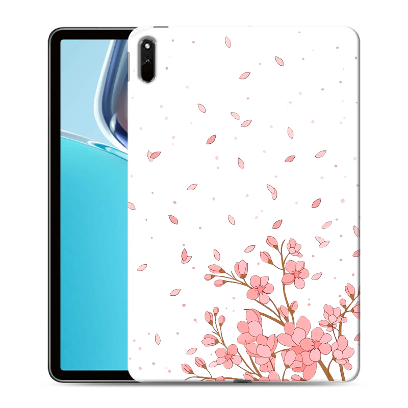Силиконовый чехол на Huawei MatePad 11 (2021) с принтом Ветка сакуры Силиконовый чехол на Huawei MatePad 11 (2021) с принтом Ветка сакуры