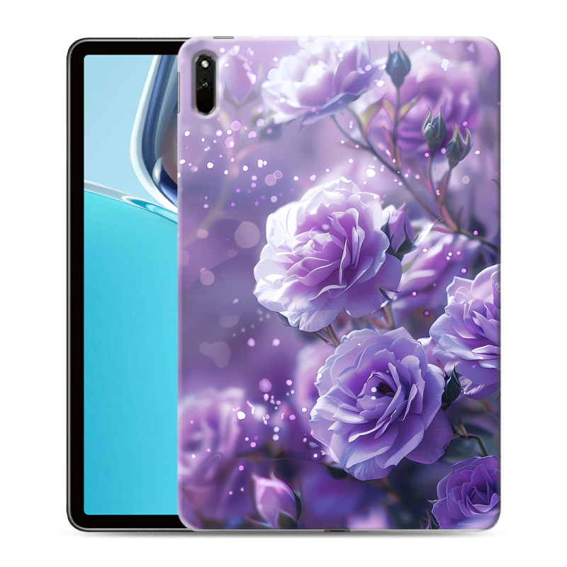 Силиконовый чехол на Huawei MatePad 11 (2021) с принтом Розы цветы Силиконовый чехол на Huawei MatePad 11 (2021) с принтом Розы цветы