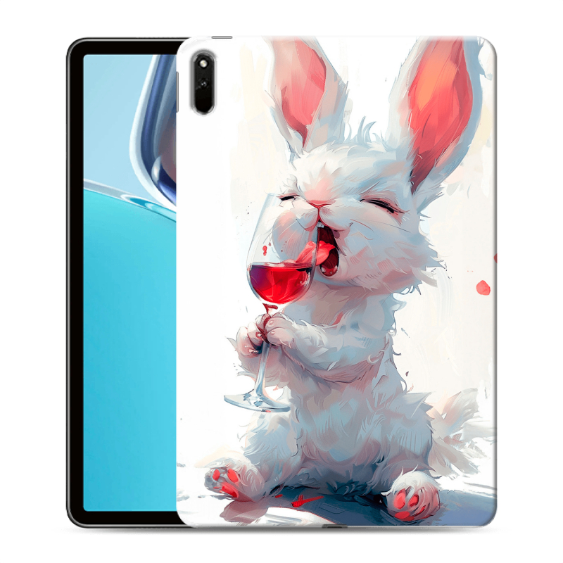 Силиконовый чехол на Huawei MatePad 11 (2021) с принтом кролик зайчик Силиконовый чехол на Huawei MatePad 11 (2021) с принтом кролик зайчик
