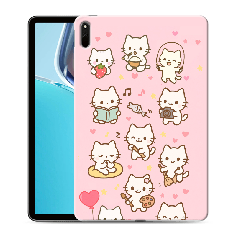 Силиконовый чехол на Huawei MatePad 11 (2021) с принтом Hello Kitty Хелоу Кити Силиконовый чехол на Huawei MatePad 11 (2021) с принтом Hello Kitty Хелоу Кити