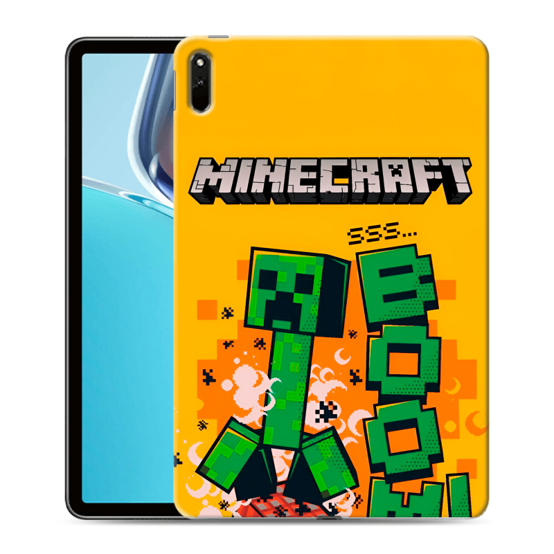Силиконовый чехол на Huawei MatePad 11 (2021) с принтом Майнкрафт Minecraft Силиконовый чехол на Huawei MatePad 11 (2021) с принтом Майнкрафт Minecraft
