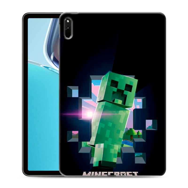 Силиконовый чехол на Huawei MatePad 11 (2021) с принтом Майнкрафт Minecraft Силиконовый чехол на Huawei MatePad 11 (2021) с принтом Майнкрафт Minecraft