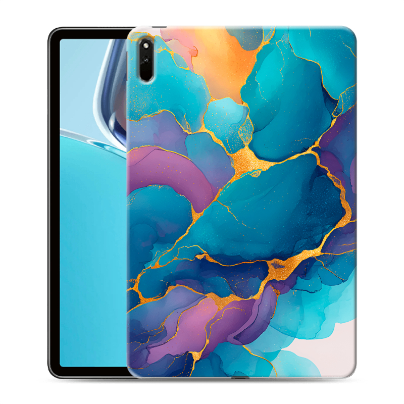 Силиконовый чехол на Huawei MatePad 11 (2021) с принтом Мрамор блестки Силиконовый чехол на Huawei MatePad 11 (2021) с принтом Мрамор блестки