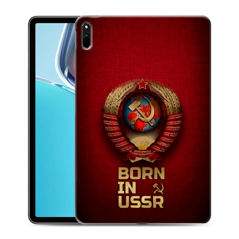 Силиконовый чехол на Huawei MatePad 11 (2021) с принтом Флаг Герб СССР Силиконовый чехол на Huawei MatePad 11 (2021) с принтом Флаг Герб СССР