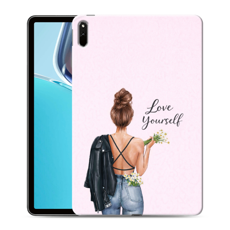Силиконовый чехол на Huawei MatePad 11 (2021) с принтом женский Силиконовый чехол на Huawei MatePad 11 (2021) с принтом женский