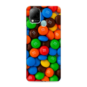 Силиконовый чехол на Infinix Hot 10S с принтом Конфеты Силиконовый чехол на Infinix Hot 10S с принтом Конфеты