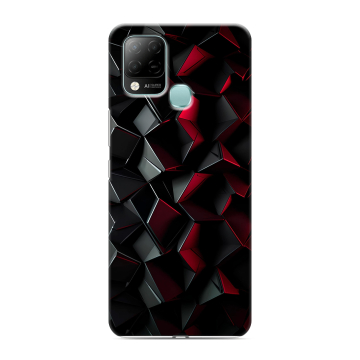 Силиконовый чехол на Infinix Hot 10S с принтом Абстракция Силиконовый чехол на Infinix Hot 10S с принтом Абстракция