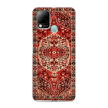 Силиконовый чехол на Infinix Hot 10S с принтом Ковер