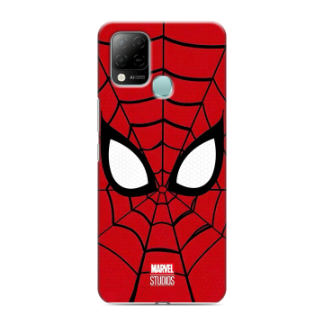 Силиконовый чехол на Infinix Hot 10S с принтом человек паук spiderman