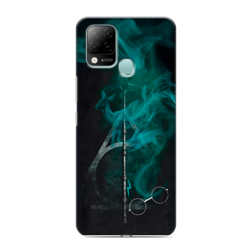 Силиконовый чехол на Infinix Hot 10S с принтом Гарри Поттер Harry Potter