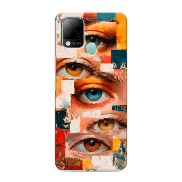 Силиконовый чехол на Infinix Hot 10S с принтом Модный принт Силиконовый чехол на Infinix Hot 10S с принтом Модный принт