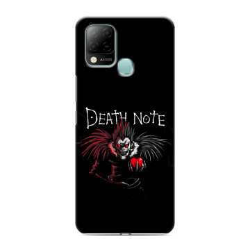 Силиконовый чехол на Infinix Hot 10S с принтом Death note Тетрадь смерти