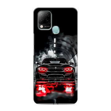 Силиконовый чехол на Infinix Hot 10S с принтом BMW БМВ