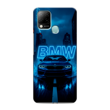 Силиконовый чехол на Infinix Hot 10S с принтом BMW БМВ Силиконовый чехол на Infinix Hot 10S с принтом BMW БМВ