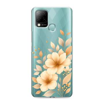 Силиконовый чехол на Infinix Hot 10S с принтом для девушки Силиконовый чехол на Infinix Hot 10S с принтом для девушки