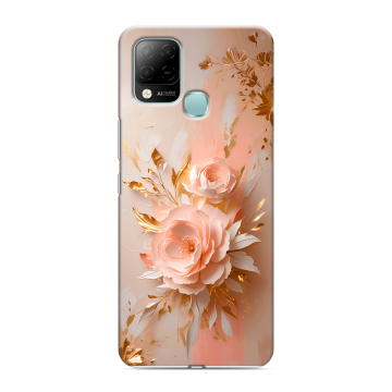 Силиконовый чехол на Infinix Hot 10S с принтом женский Силиконовый чехол на Infinix Hot 10S с принтом женский