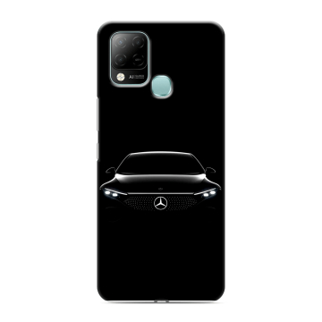 Силиконовый чехол на Infinix Hot 10S с принтом Mercedes Мерседес Силиконовый чехол на Infinix Hot 10S с принтом Mercedes Мерседес