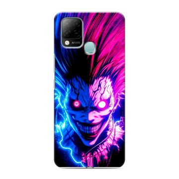 Силиконовый чехол на Infinix Hot 10S с принтом Death note Тетрадь смерти Силиконовый чехол на Infinix Hot 10S с принтом Death note Тетрадь смерти