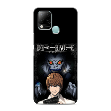 Силиконовый чехол на Infinix Hot 10S с принтом Death note Тетрадь смерти Силиконовый чехол на Infinix Hot 10S с принтом Death note Тетрадь смерти