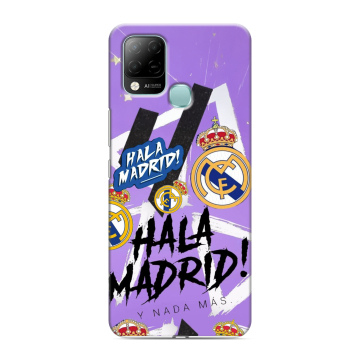 Силиконовый чехол на Infinix Hot 10S с принтом Real Madrid Реал Мадрид