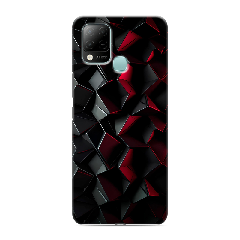 Силиконовый чехол на Infinix Hot 10S с принтом Абстракция Силиконовый чехол на Infinix Hot 10S с принтом Абстракция