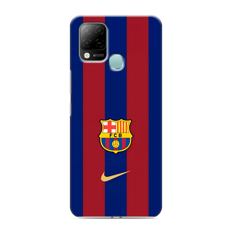 Силиконовый чехол на Infinix Hot 10S с принтом Барселона Barcelona Силиконовый чехол на Infinix Hot 10S с принтом Барселона Barcelona