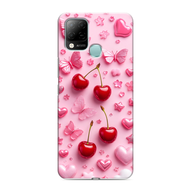 Силиконовый чехол на Infinix Hot 10S с принтом для девочек Силиконовый чехол на Infinix Hot 10S с принтом для девочек