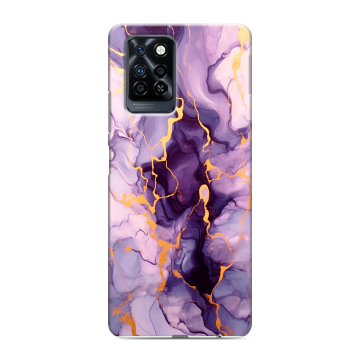 Силиконовый противоударный чехол на Infinix Note 10 Pro с принтом Мрамор Силиконовый противоударный чехол на Infinix Note 10 Pro с принтом Мрамор