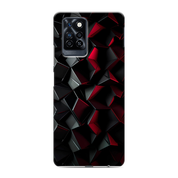 Силиконовый противоударный чехол на Infinix Note 10 Pro с принтом Абстракция Силиконовый противоударный чехол на Infinix Note 10 Pro с принтом Абстракция