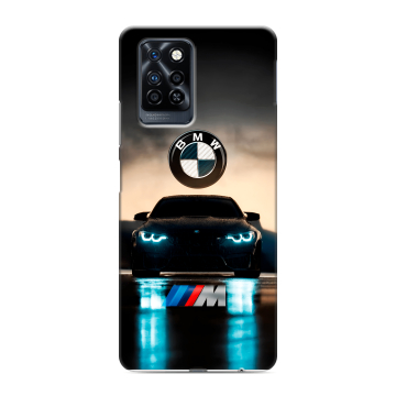 Силиконовый противоударный чехол на Infinix Note 10 Pro с принтом БМВ BMW