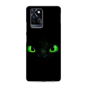 Силиконовый противоударный чехол на Infinix Note 10 Pro с принтом Как приручить дракона Силиконовый противоударный чехол на Infinix Note 10 Pro с принтом Как приручить дракона