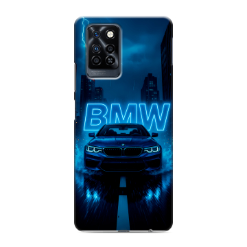 Силиконовый противоударный чехол на Infinix Note 10 Pro с принтом BMW БМВ Силиконовый противоударный чехол на Infinix Note 10 Pro с принтом BMW БМВ