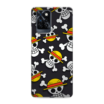 Силиконовый противоударный чехол на Infinix Note 10 Pro с принтом One Piece Ван Пис