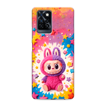 Силиконовый противоударный чехол на Infinix Note 10 Pro с принтом Labubu Лабубу Силиконовый противоударный чехол на Infinix Note 10 Pro с принтом Labubu Лабубу