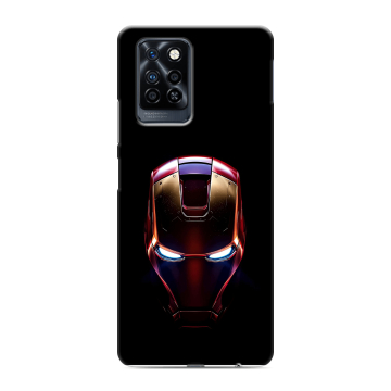 Силиконовый противоударный чехол на Infinix Note 10 Pro с принтом IronMan Железный человек Силиконовый противоударный чехол на Infinix Note 10 Pro с принтом IronMan Железный человек