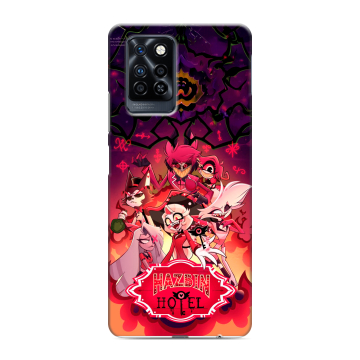 Силиконовый противоударный чехол на Infinix Note 10 Pro с принтом Hazbin Hotel Отель Хазбин Силиконовый противоударный чехол на Infinix Note 10 Pro с принтом Hazbin Hotel Отель Хазбин