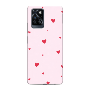 Силиконовый противоударный чехол на Infinix Note 10 Pro с принтом для девочек