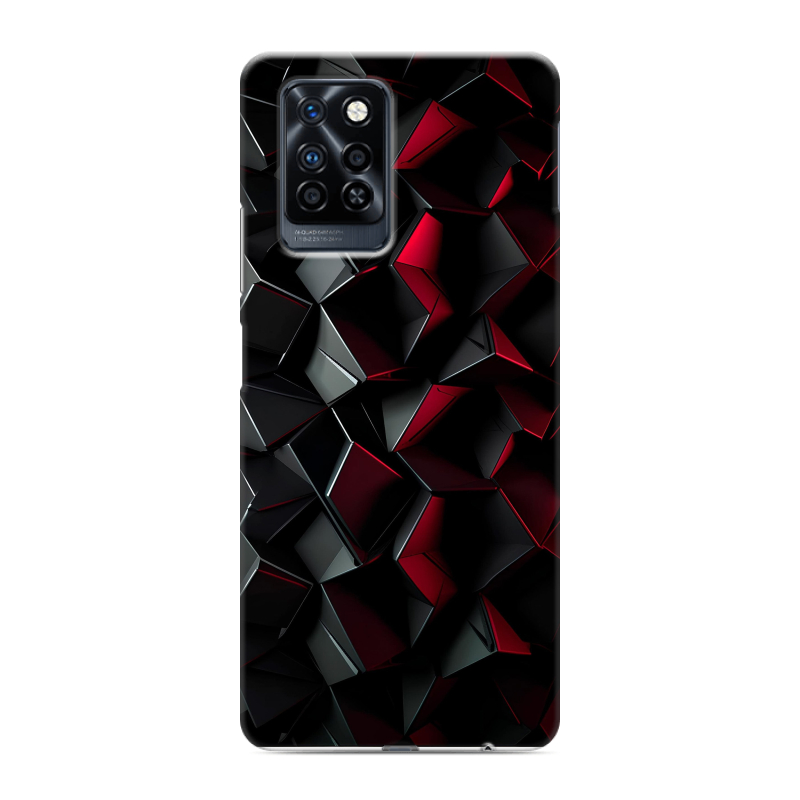 Силиконовый противоударный чехол на Infinix Note 10 Pro с принтом Абстракция Силиконовый противоударный чехол на Infinix Note 10 Pro с принтом Абстракция