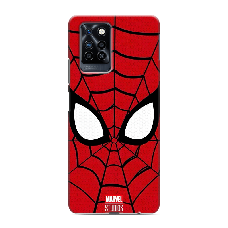 Силиконовый противоударный чехол на Infinix Note 10 Pro с принтом человек паук spiderman Силиконовый противоударный чехол на Infinix Note 10 Pro с принтом человек паук spiderman
