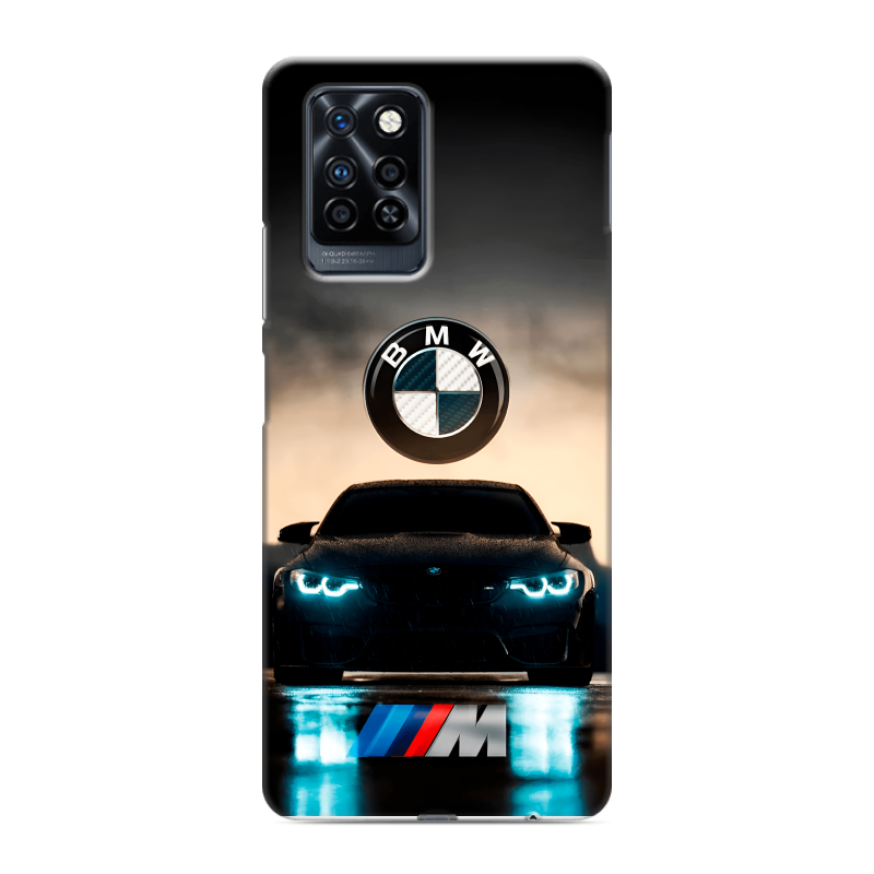 Силиконовый противоударный чехол на Infinix Note 10 Pro с принтом БМВ BMW Силиконовый противоударный чехол на Infinix Note 10 Pro с принтом БМВ BMW